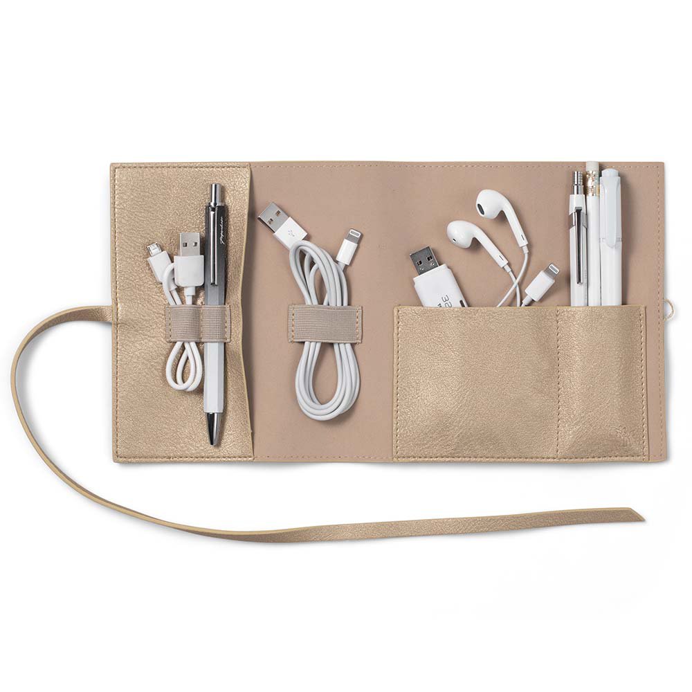 Bookaroo Tech-Tidy Case - Gold