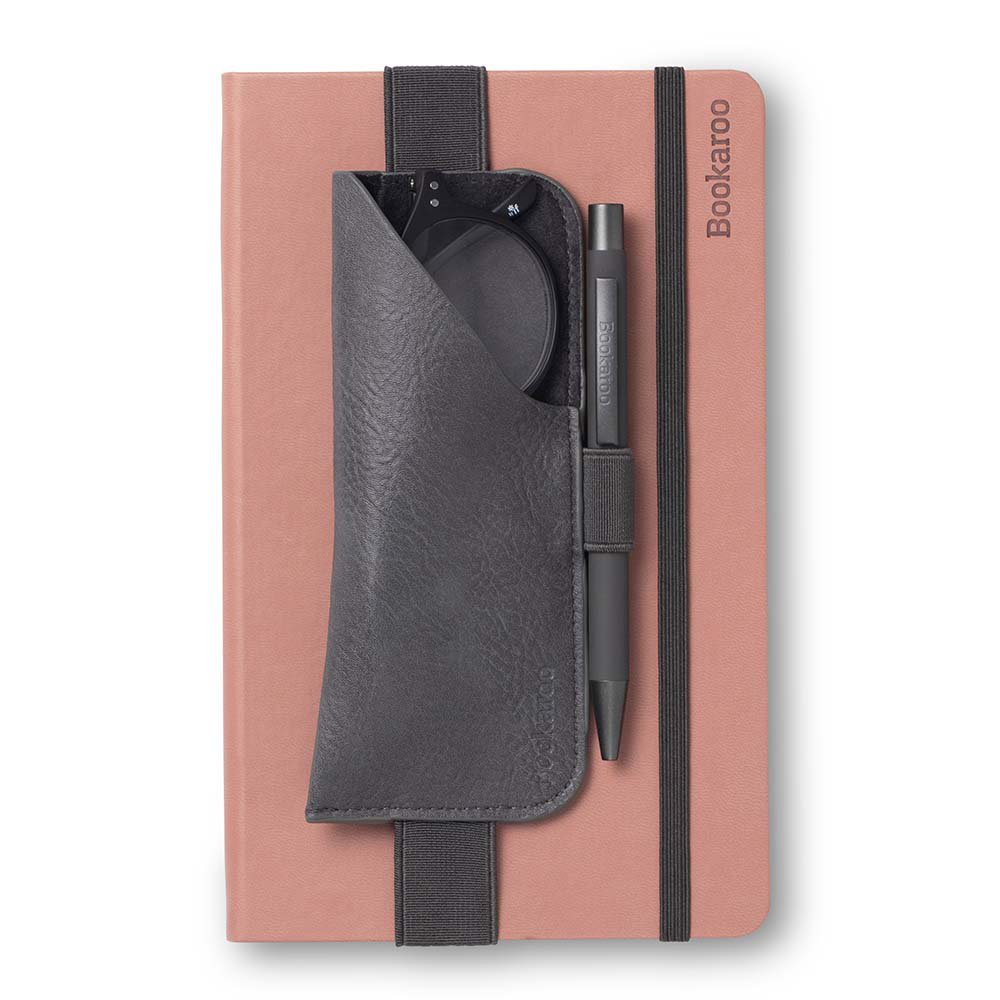 Bookaroo Glasses Case for Notebook & Journal - Charcoal