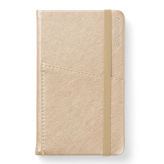 Bookaroo Small Pocket Notebook - Gold