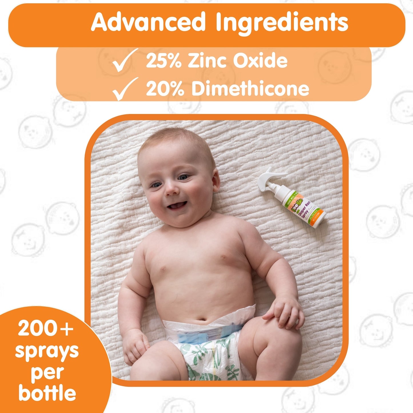 Boogie No-Rub Diaper Rash Spray