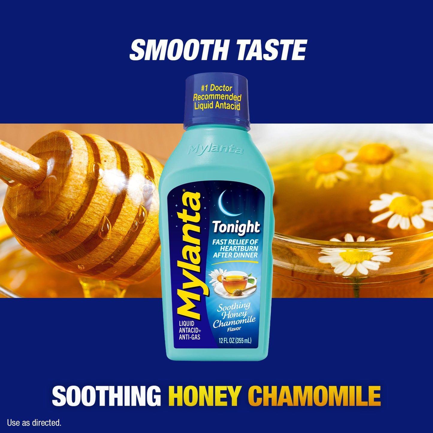Mylanta Tonight Antacid & Anti-Gas Liquid - Honey Chamomile