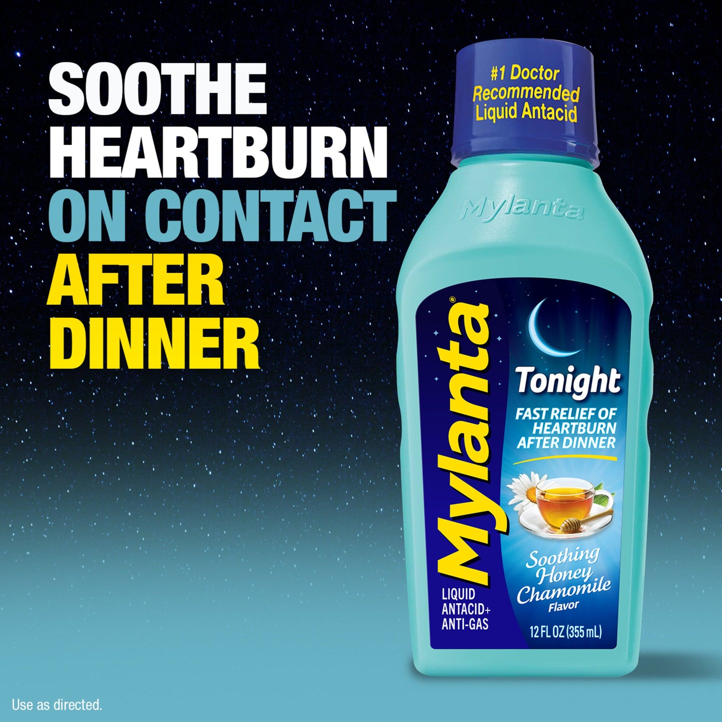Mylanta Tonight Antacid & Anti-Gas Liquid - Honey Chamomile