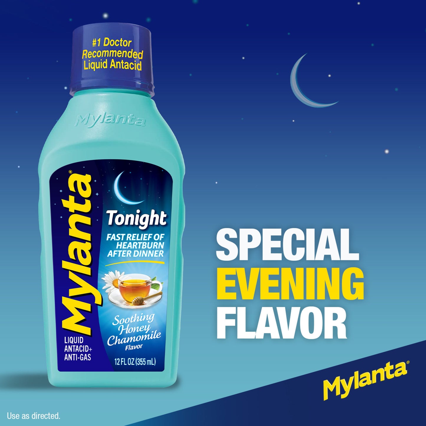 Mylanta Tonight Antacid & Anti-Gas Liquid - Honey Chamomile