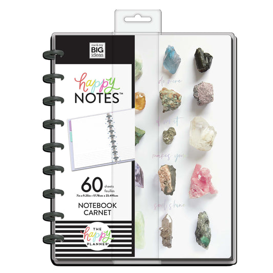 The Happy Planner Crystal Vibes Classic Happy Notes Notebook