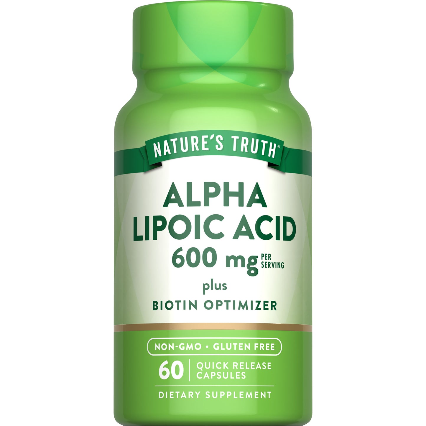 Nature's Truth Alpha Lipoic Acid 600mg Capsules