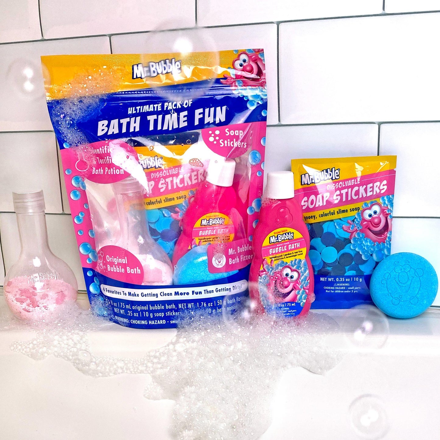 Mr. Bubble Bath-Time Play Pack