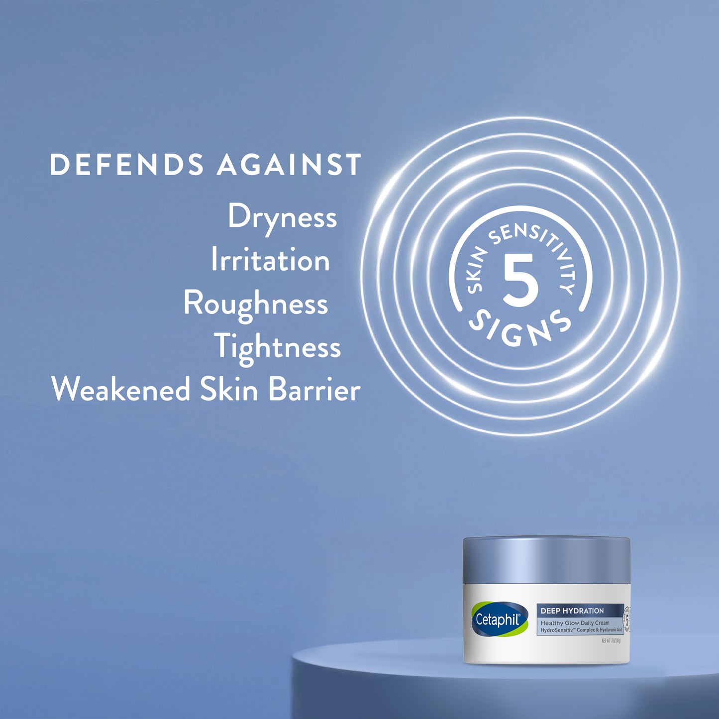Cetaphil Sensitive Skin Deep Hydration Healthy Glow Daily Face Moisturizer