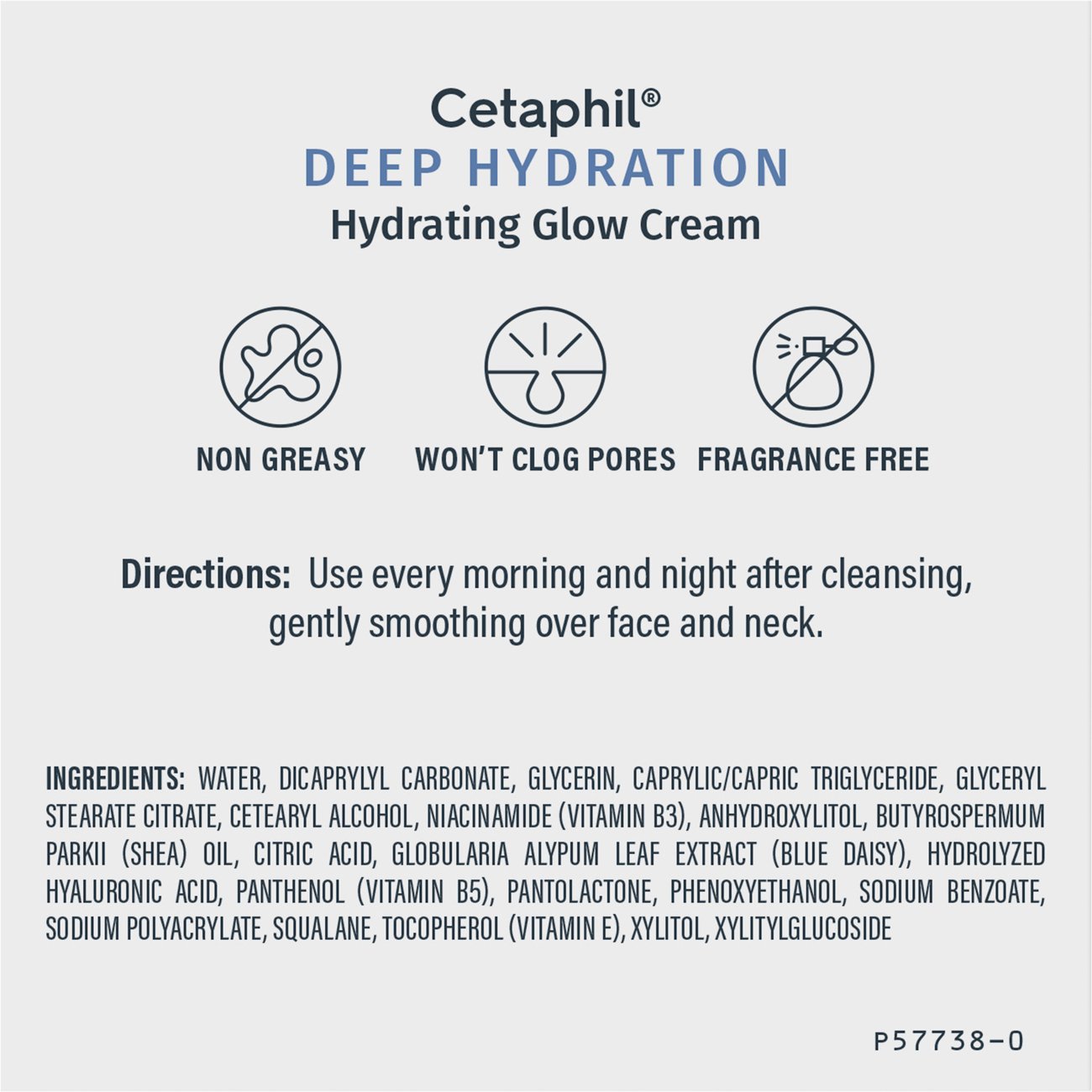 Cetaphil Sensitive Skin Deep Hydration Healthy Glow Daily Face Moisturizer