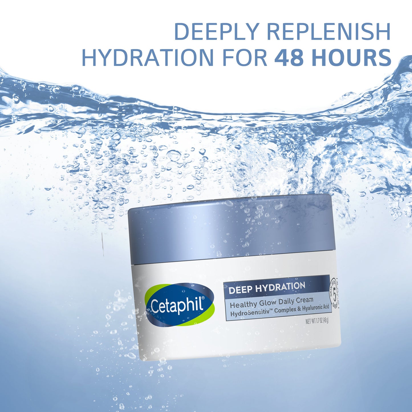 Cetaphil Sensitive Skin Deep Hydration Healthy Glow Daily Face Moisturizer