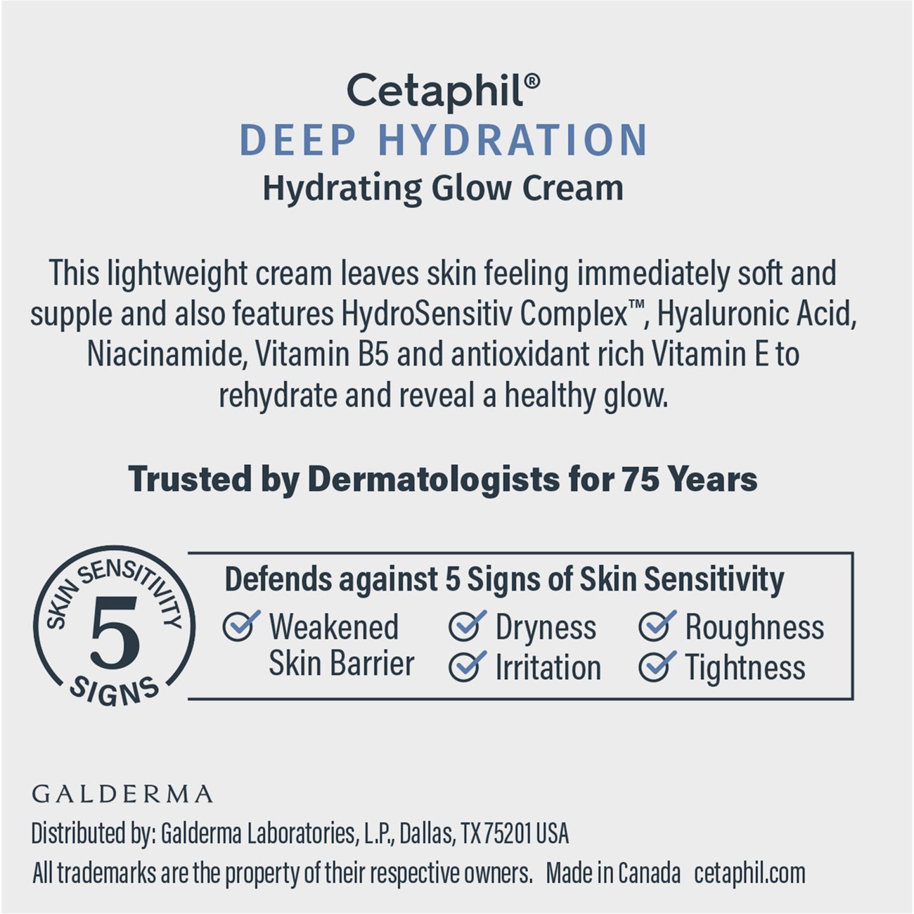 Cetaphil Sensitive Skin Deep Hydration Healthy Glow Daily Face Moisturizer
