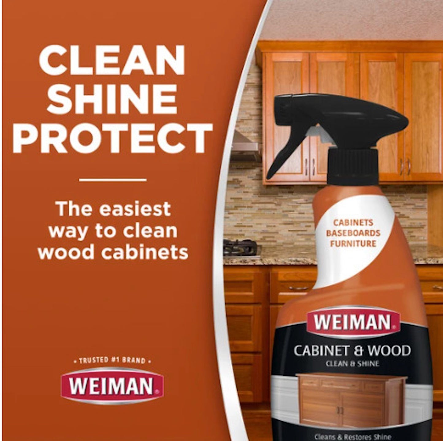 Weiman Almond Scent Cabinet & Wood Clean & Shine Spray