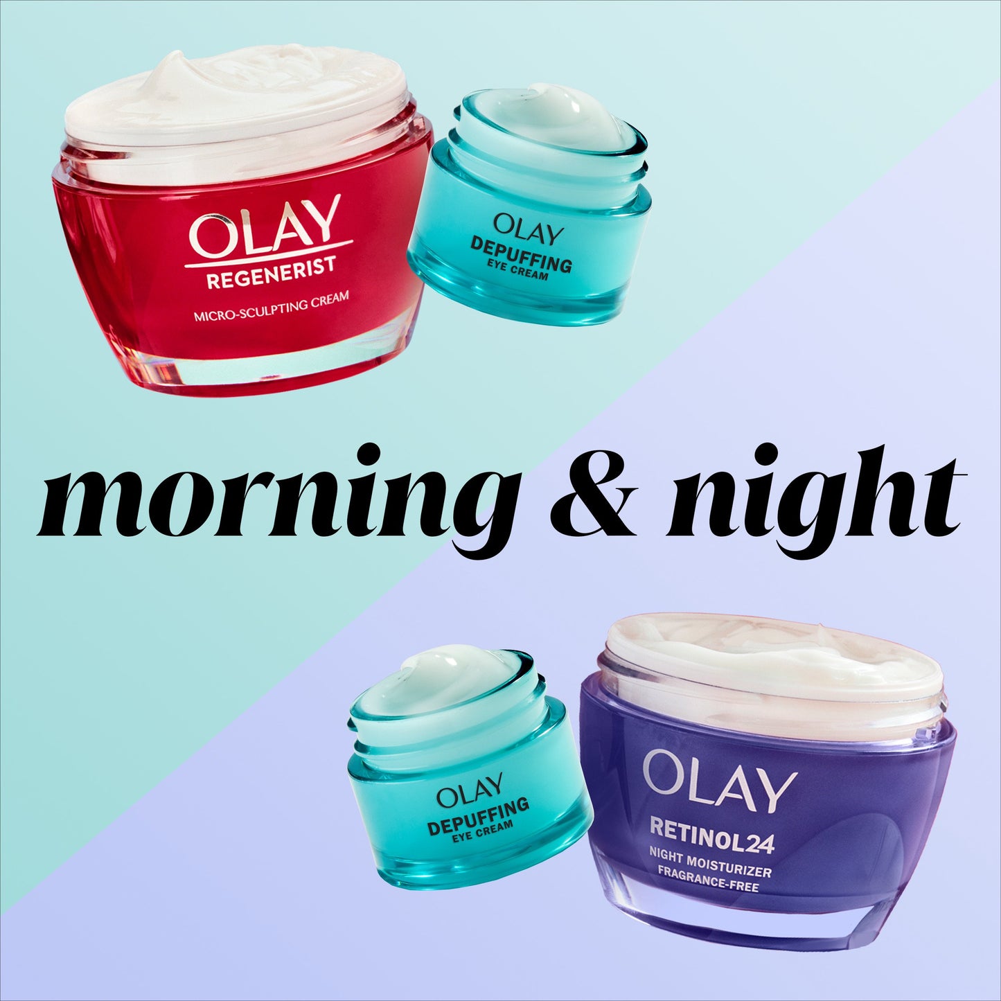 Olay DEPUFFING EYES HYALURONIC EYE CREAM, Fragrance-Free