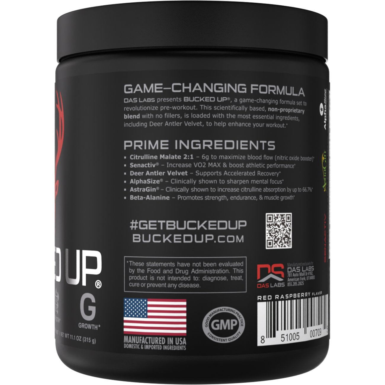 Bucked Up Pre-Workout - Blood Raz