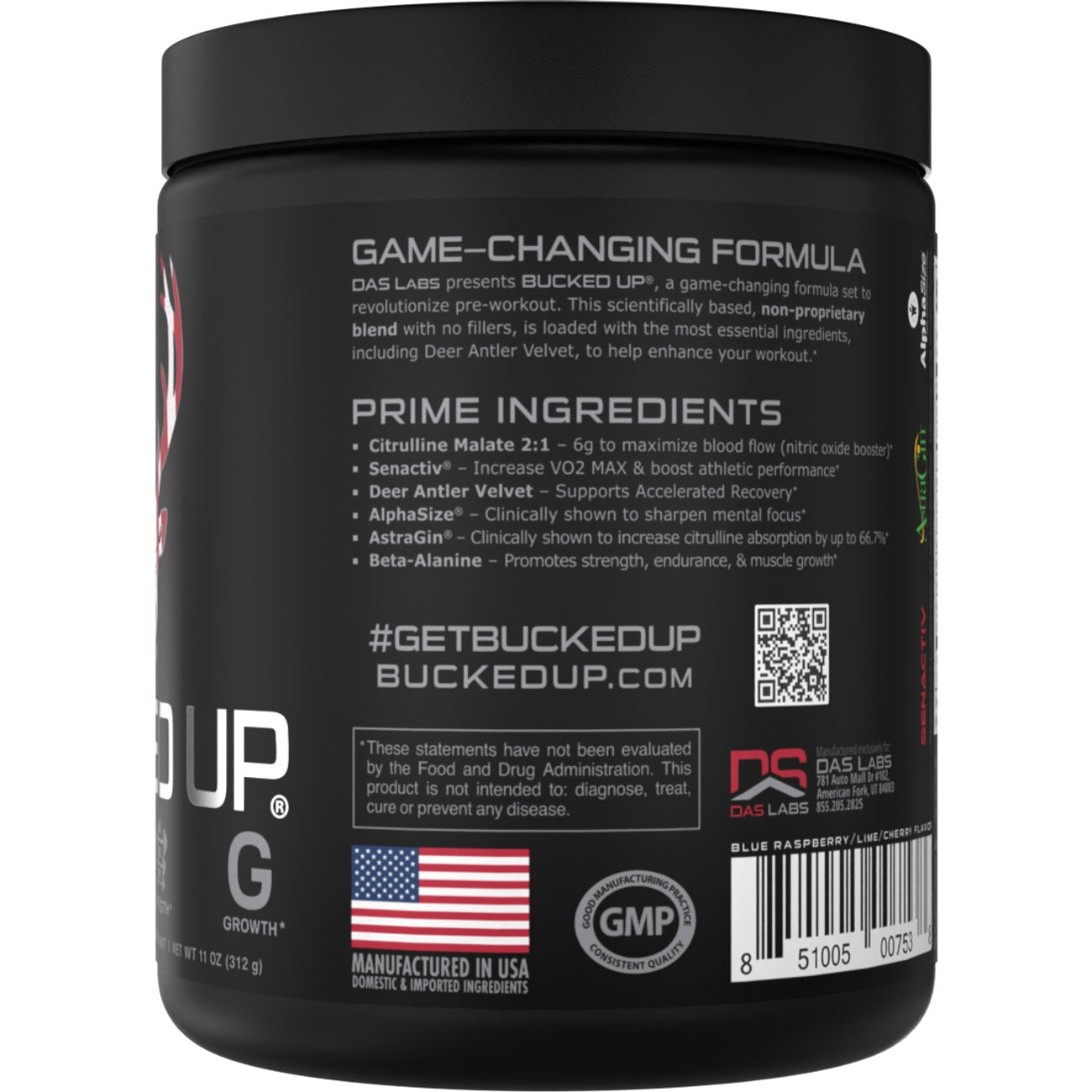 Bucked Up Pre-Workout - 'Merica Rocket Pop