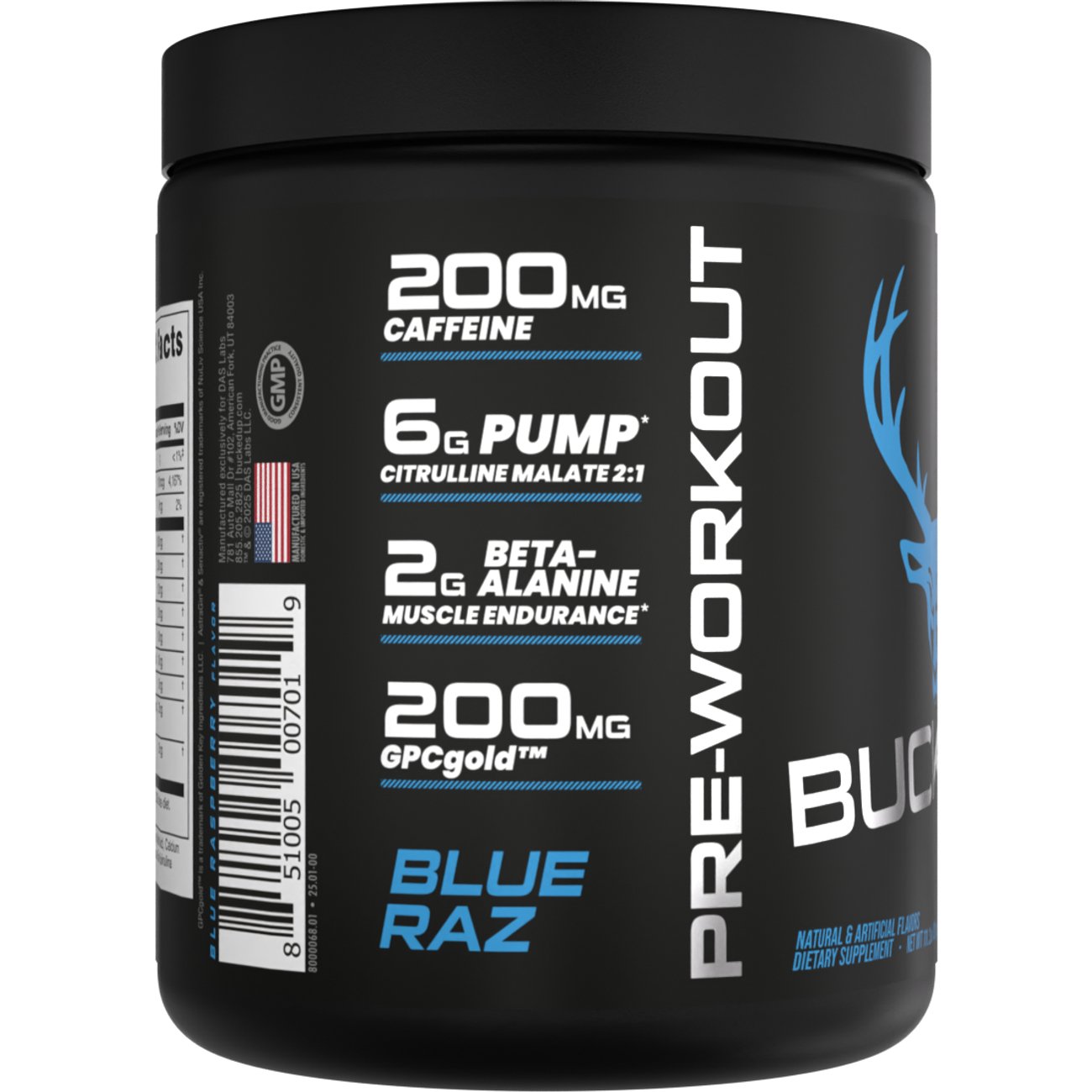 Bucked Up Pre-Workout - Blue Raz