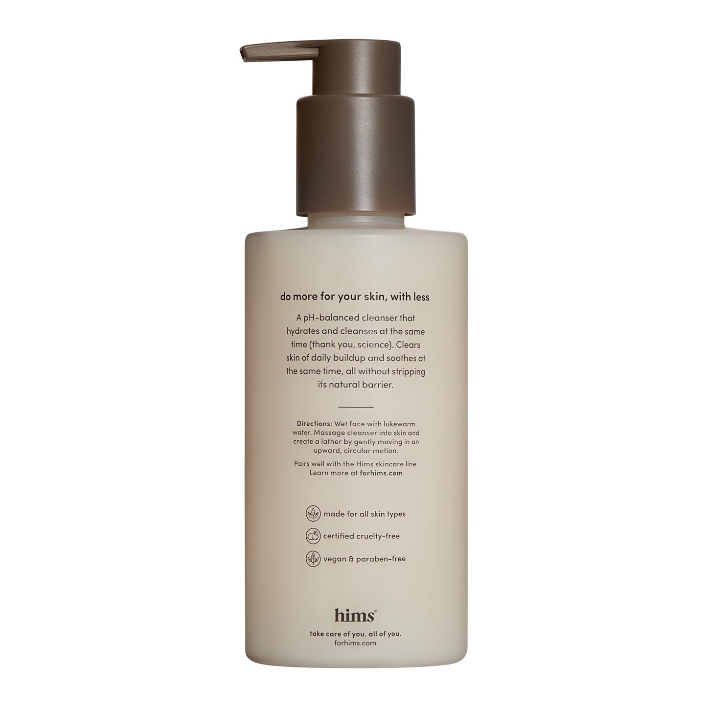 Hims High Tide Hydrating Cleanser - Lemongrass Field