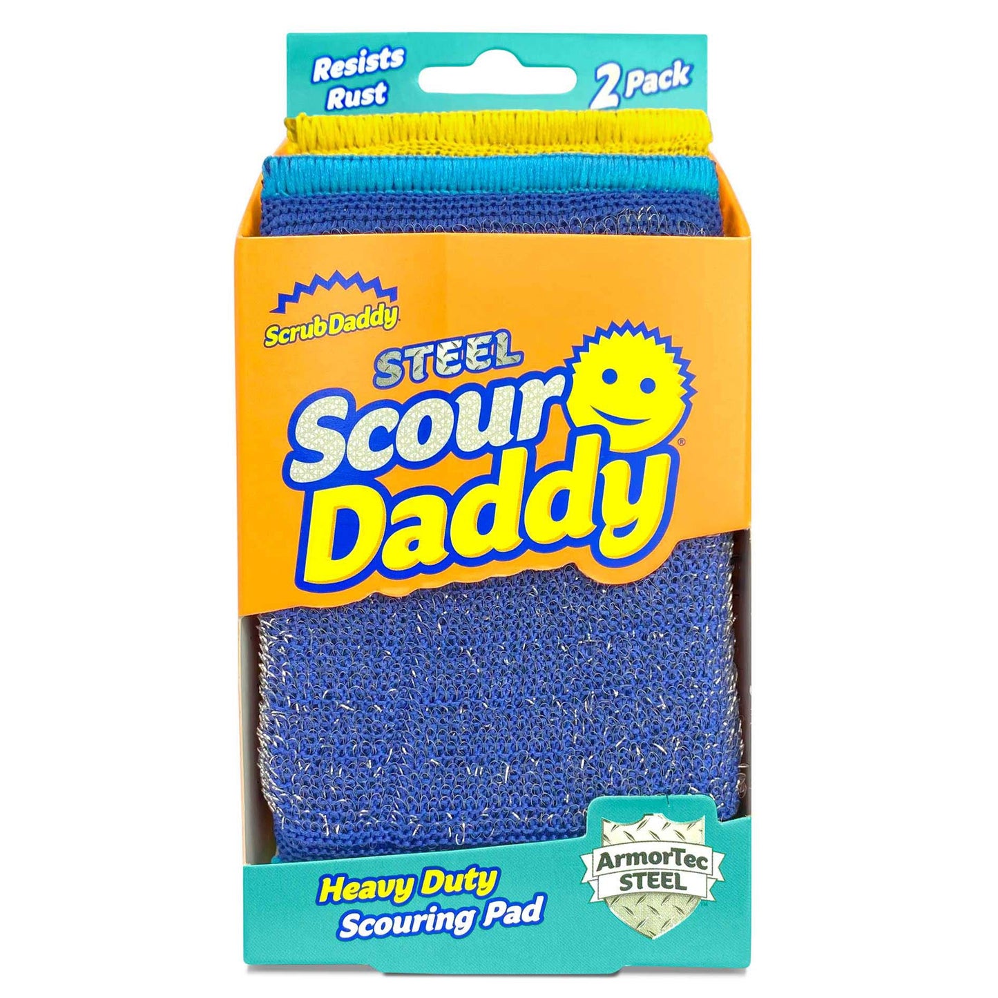 Scrub Daddy Steel Sour Daddy Heavy Duty Scouring Pads