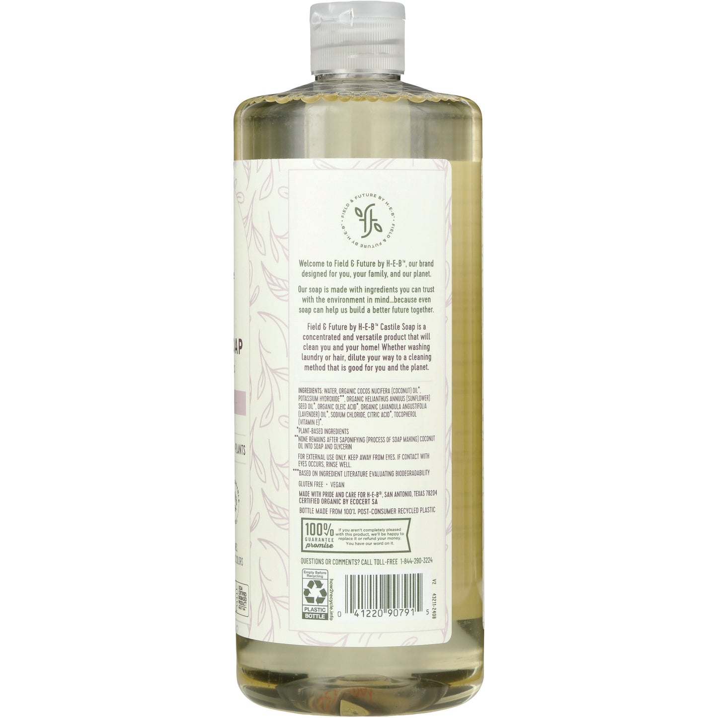 Field & Future by H-E-B Liquid Castile Soap - Lavender