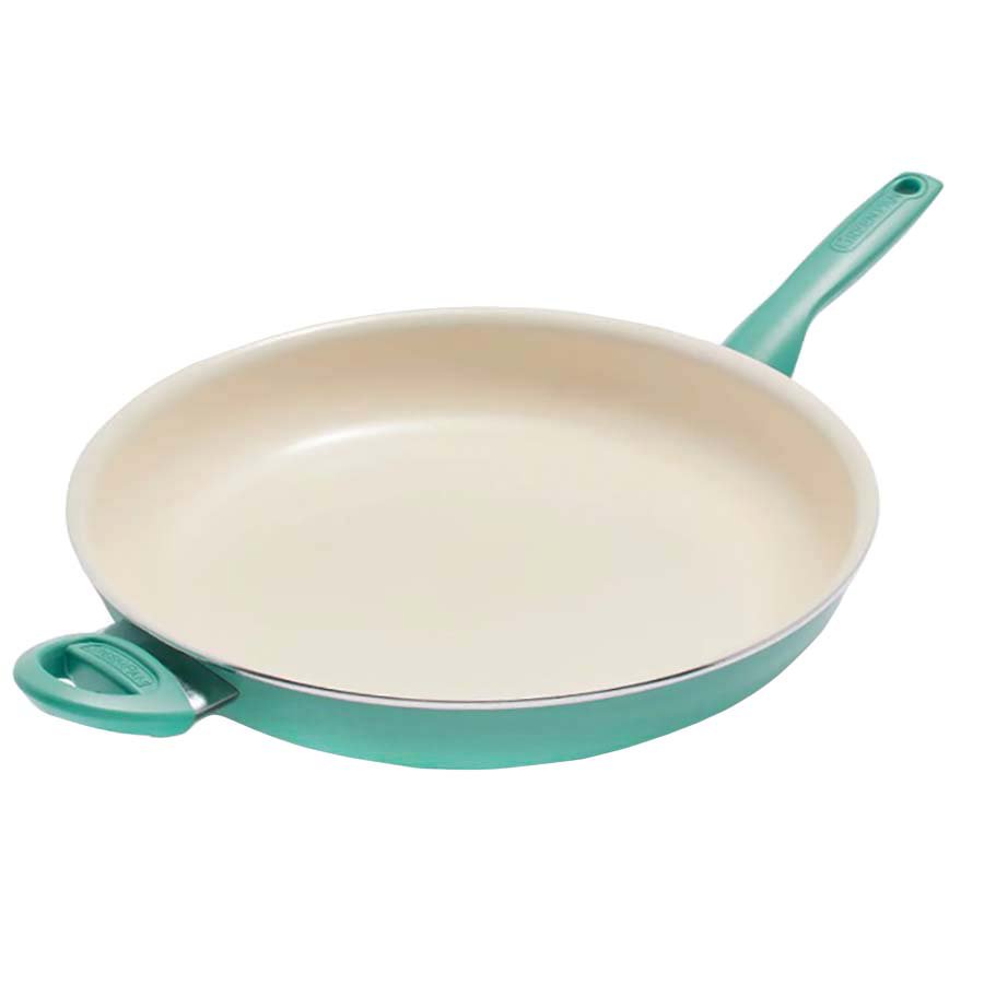 GreenPan Rio Collection Ceramic Nonstick Fry Pan - Turquoise