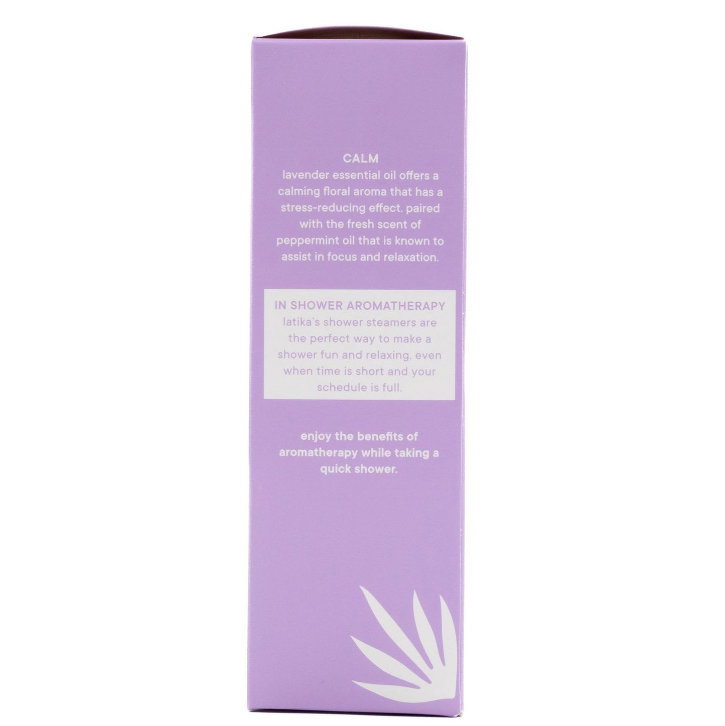 Latika Body Essentials Shower Steamer Calm Lavender & Mint Oils