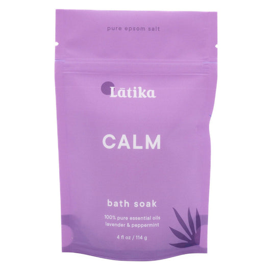 Latika Body Essentials Calm Salt Bath Soak Made With Pure Essential Oils