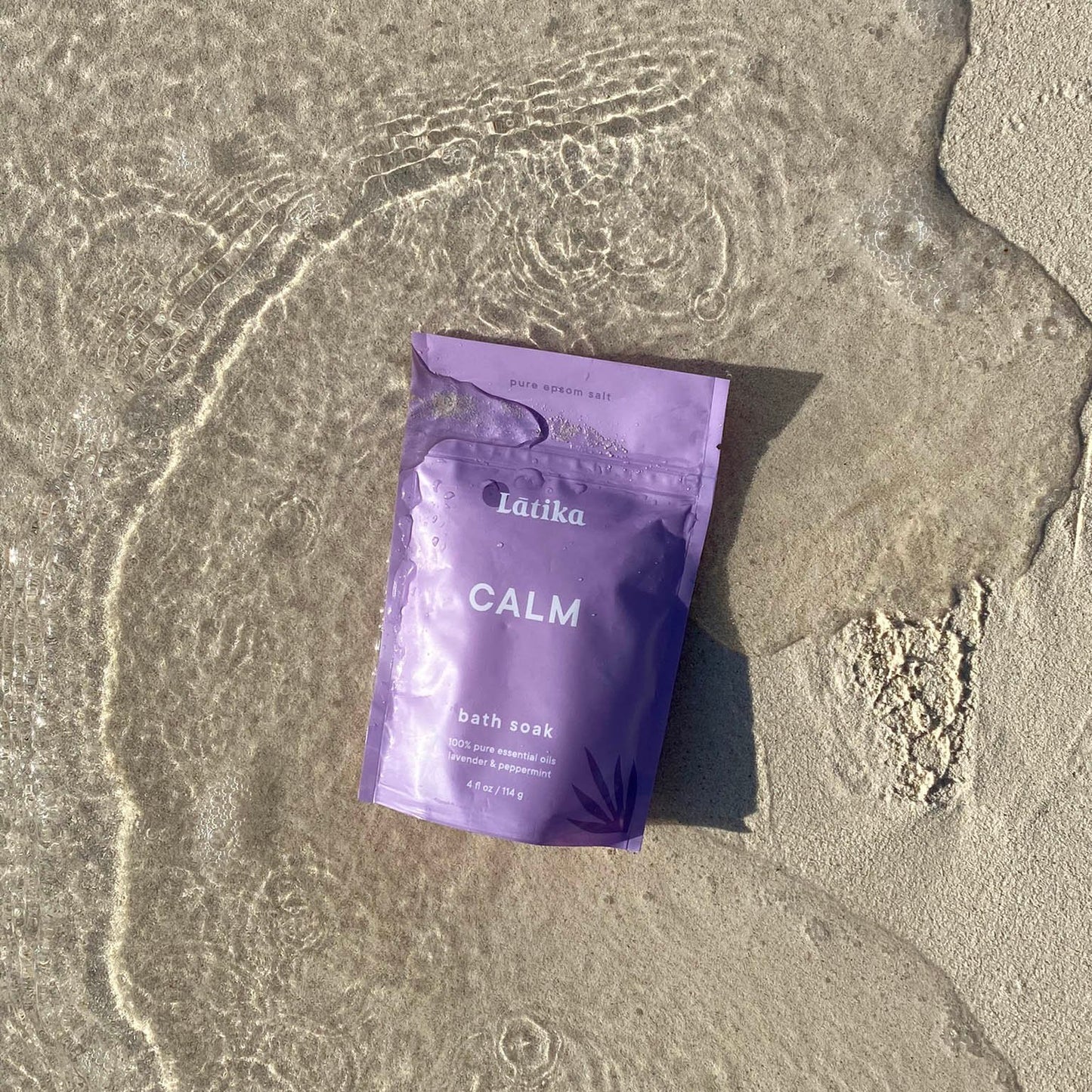 Latika Body Essentials Calm Salt Bath Soak Made With Pure Essential Oils