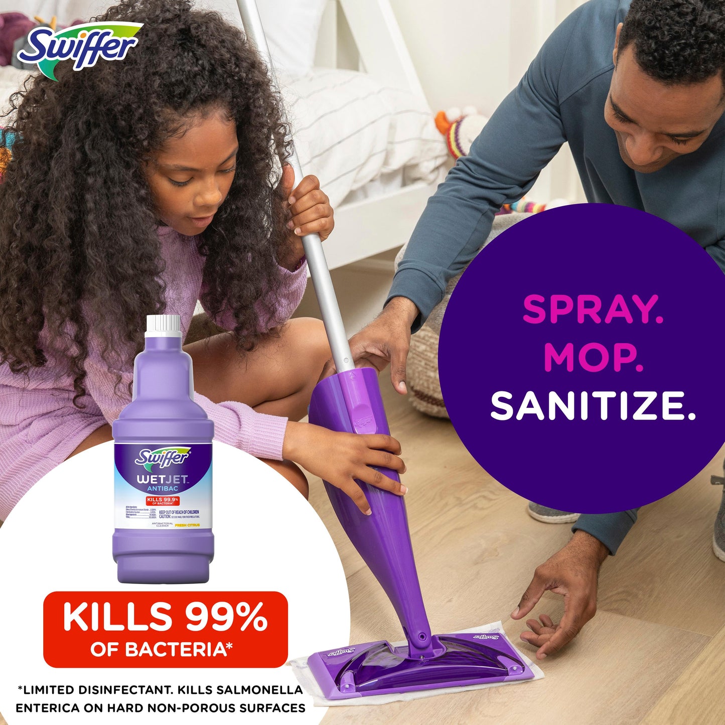 Swiffer WetJet Antibacterial Fresh Citrus Floor Cleaner