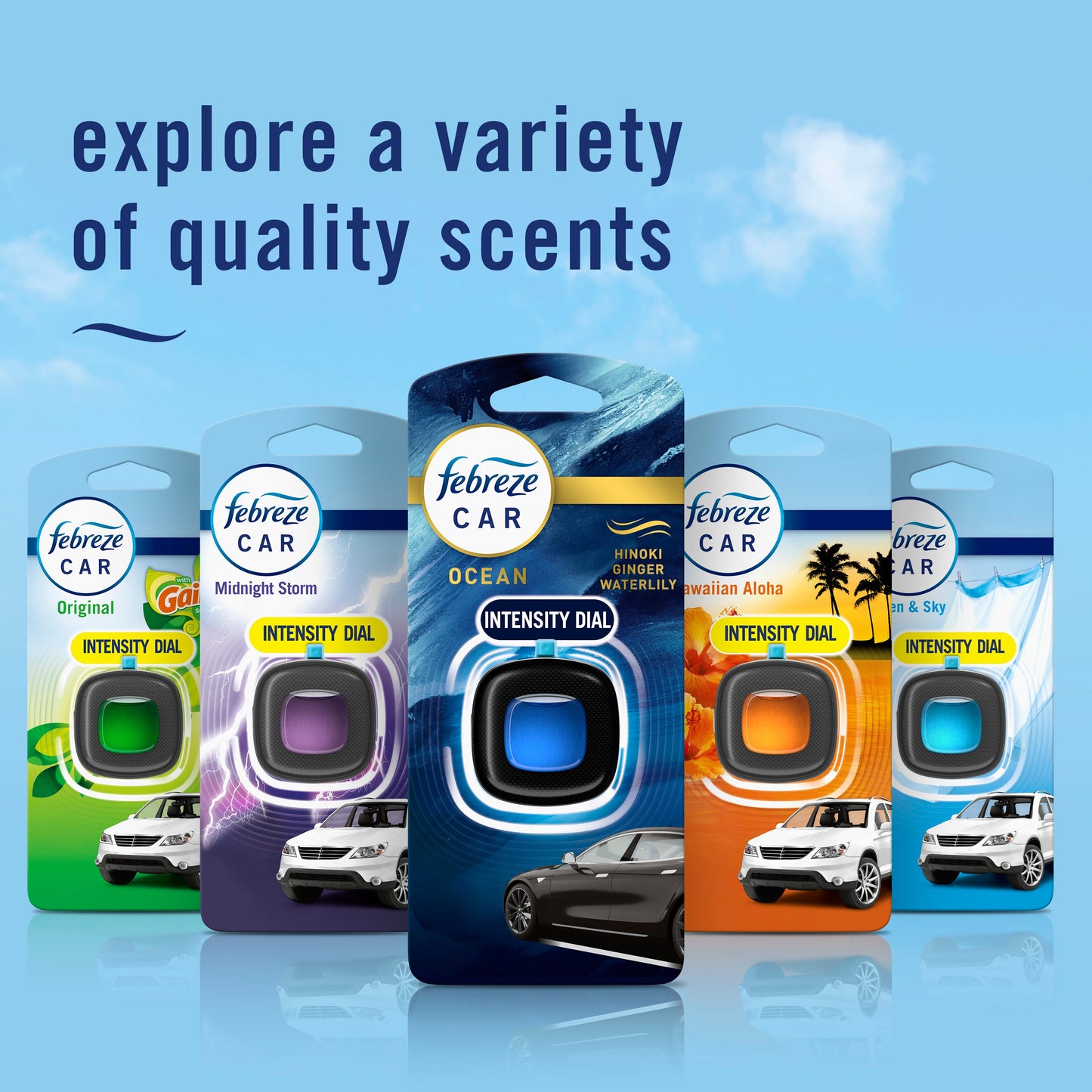 Febreze Car Ocean Air Freshener Vent Clips