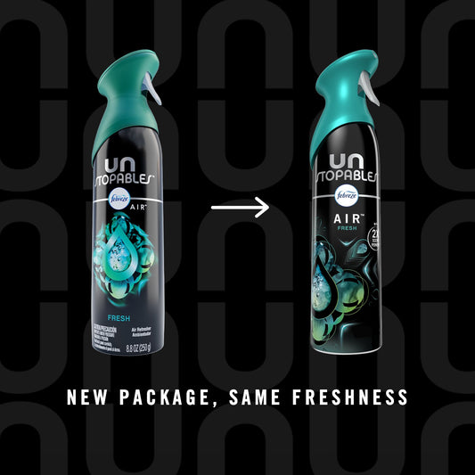 FEBREZE Unstopables Air Effects Odor-Fighting Air Freshener Fresh - Aerosol Can