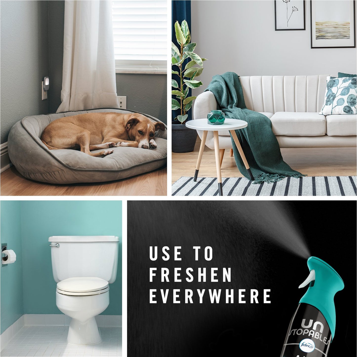 FEBREZE Unstopables Air Effects Odor-Fighting Air Freshener Fresh - Aerosol Can