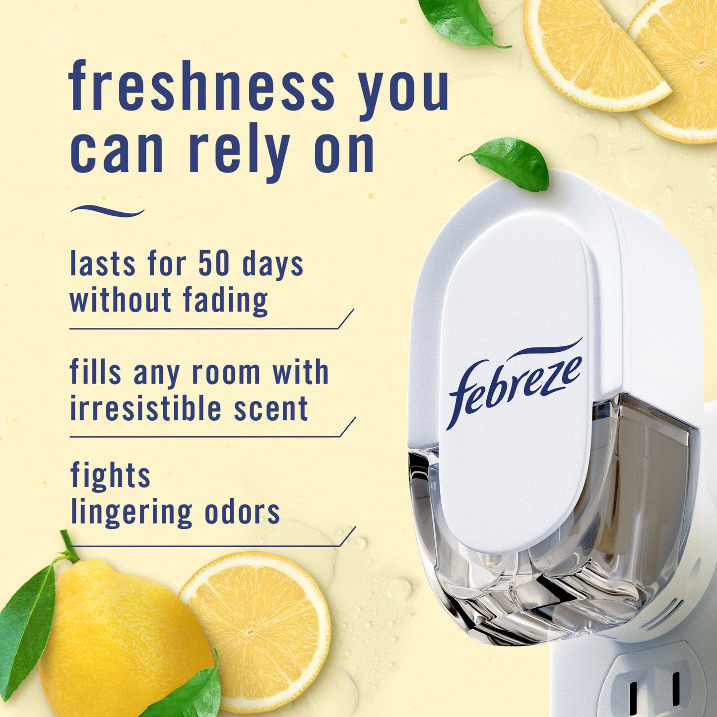 Febreze Plug In Air Freshener Odor-Fighting Scented Oil Refill