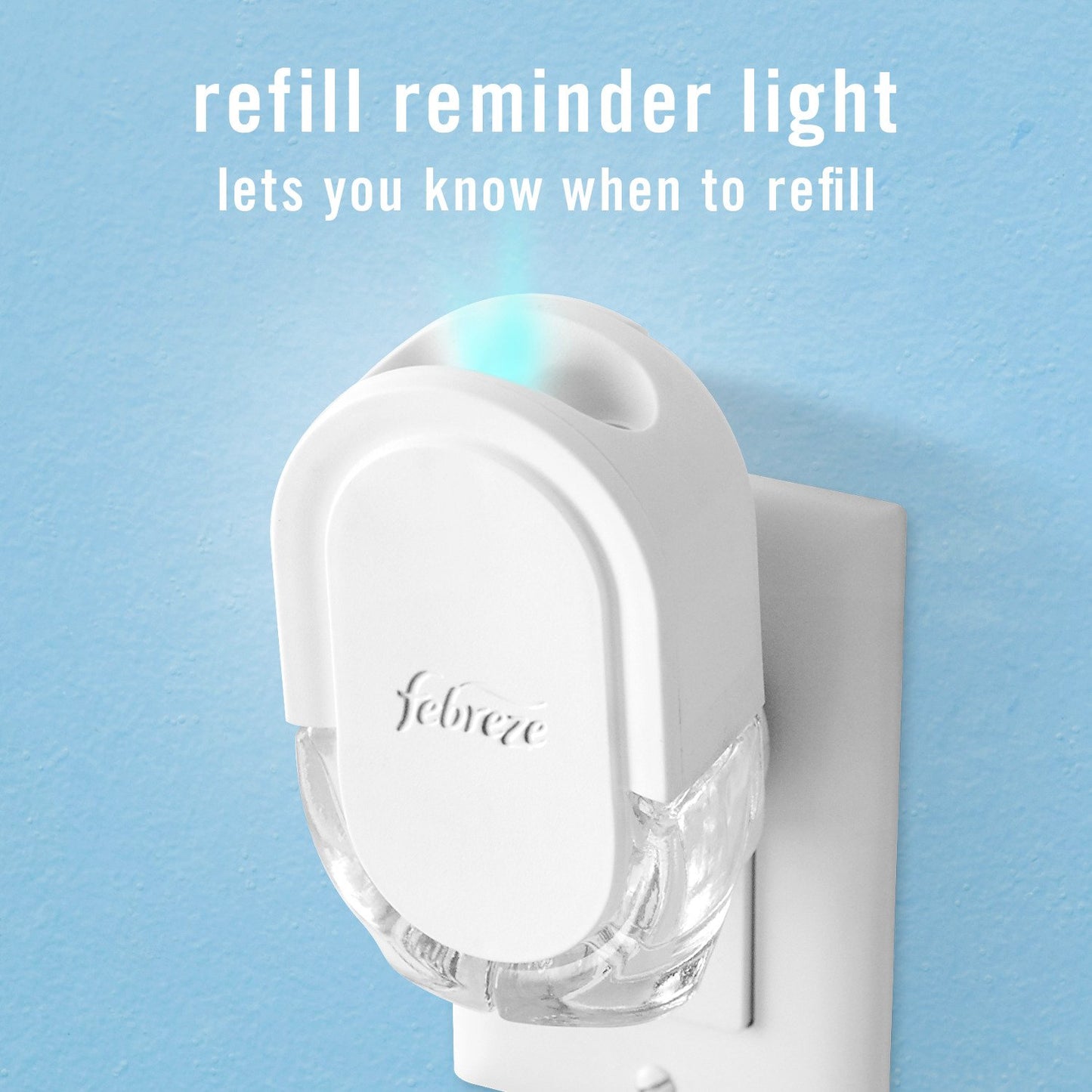 Febreze Luxe Plug In Air Freshener Odor-Fighting Scented Oil Refill - Ocean