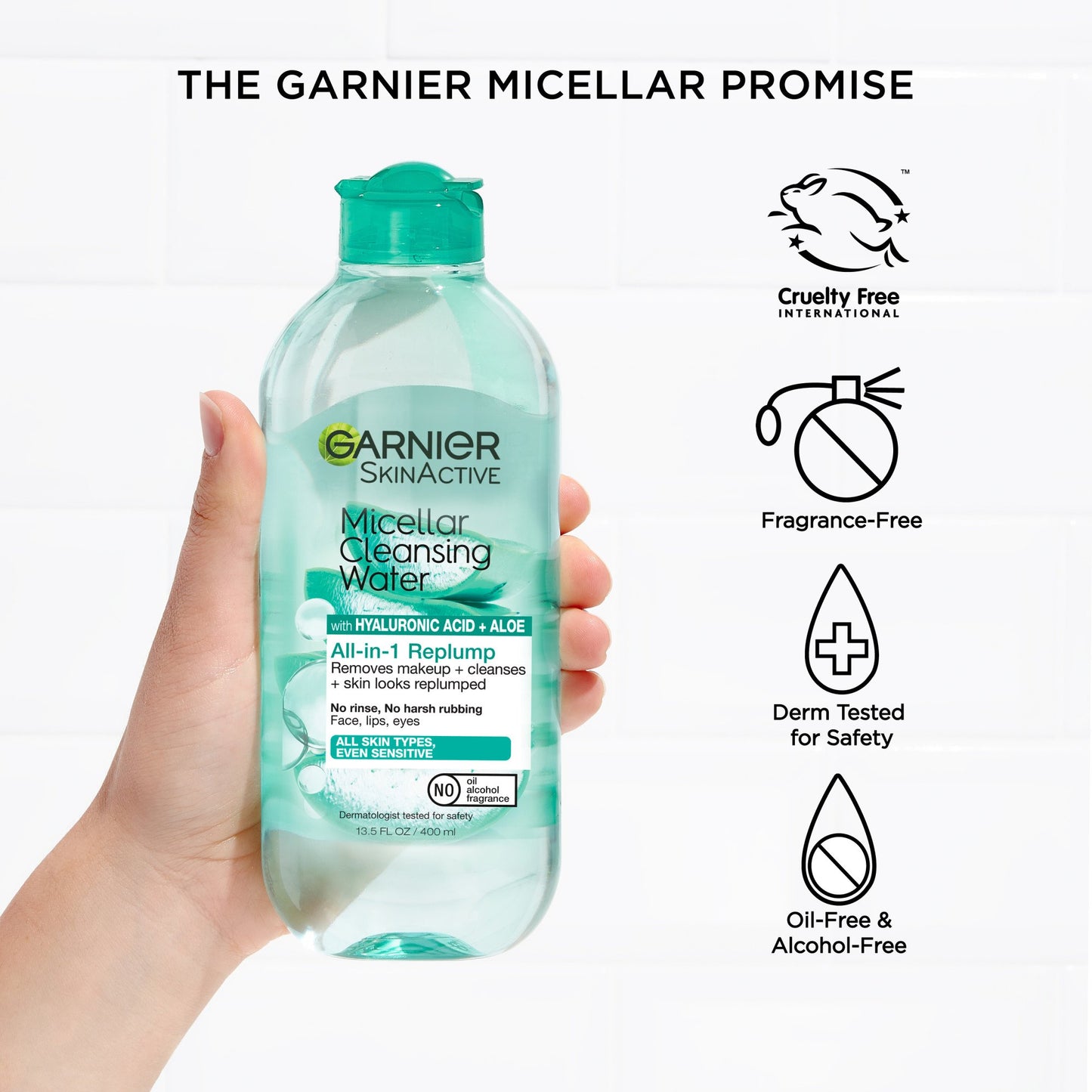 Garnier SkinActive Micellar Cleansing Water All-in-1 Replump
