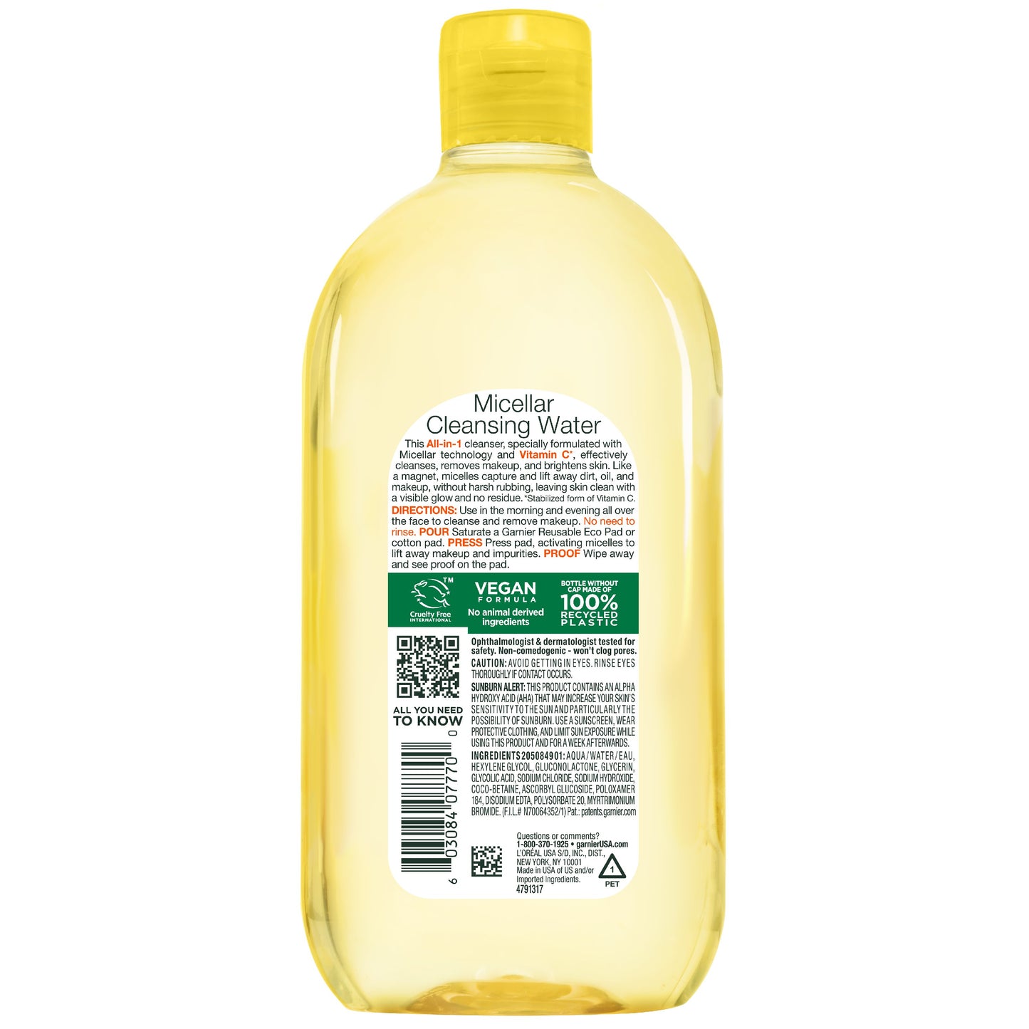 Garnier SkinActive Micellar Cleansing Water All-in-1 Brightening