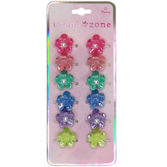 Trend Zone Mini Flower Claw Hair Clips