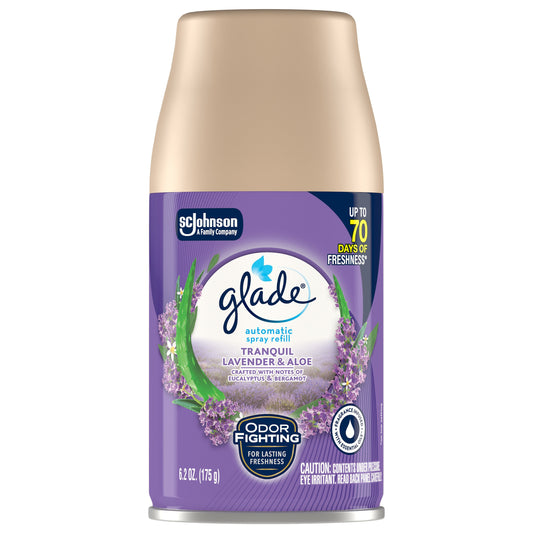 Glade Automatic Spray Refill Air Freshener - Tranquil Lavender & Aloe