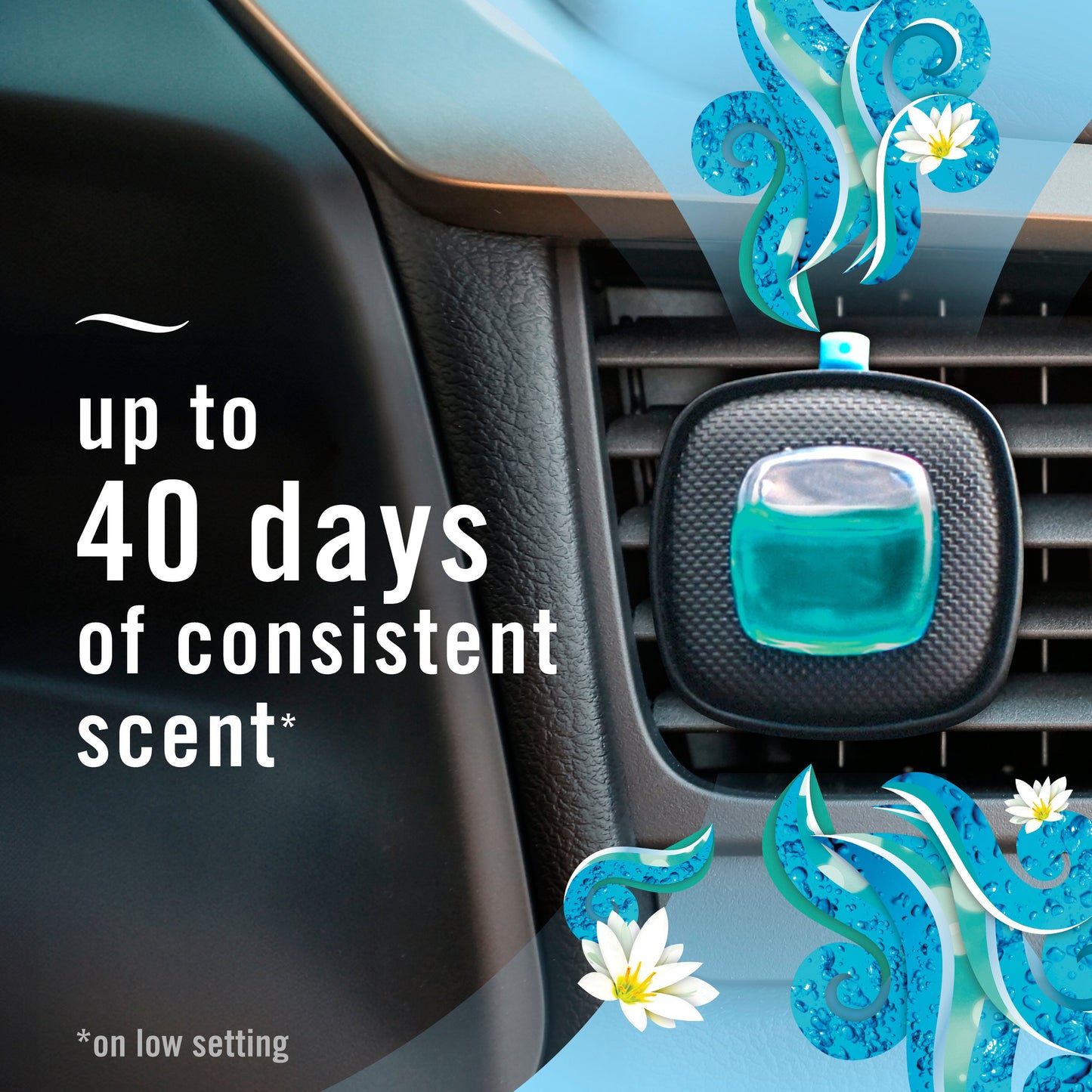 Febreze Car Gain Honey Berry Hula Air Freshener Vent Clips