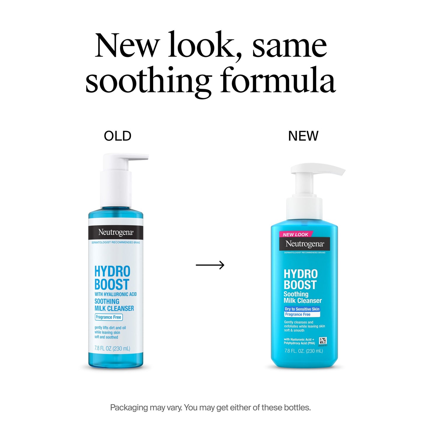 Neutrogena Hydro Boost Soothing Milk Facial Cleanser