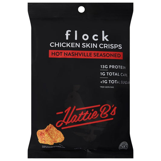 Flock Hattie B's Hot Nashville Style Chicken Skin Crisps