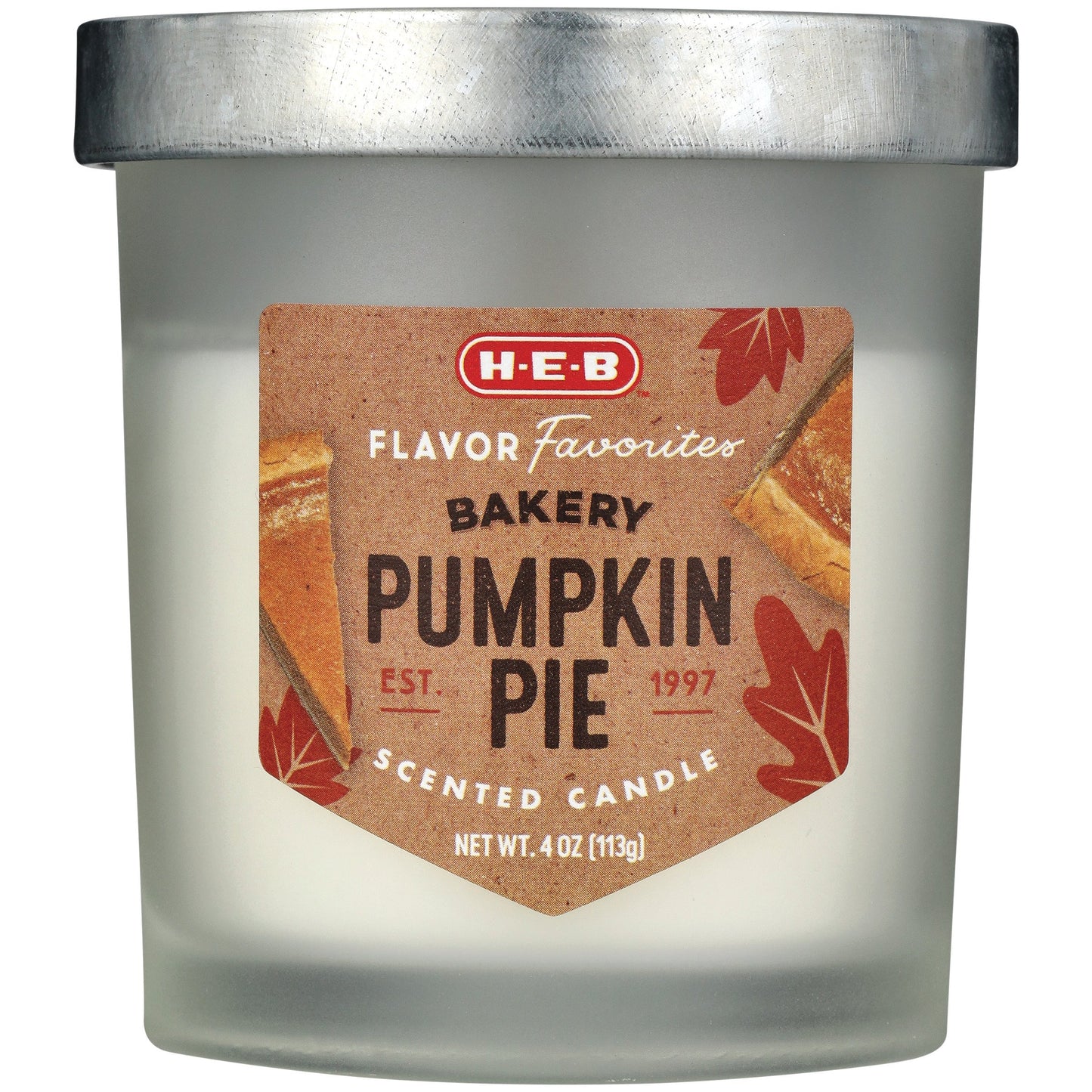 H-E-B Flavor Favorites Bakery Pumpkin Pie Scented Candle