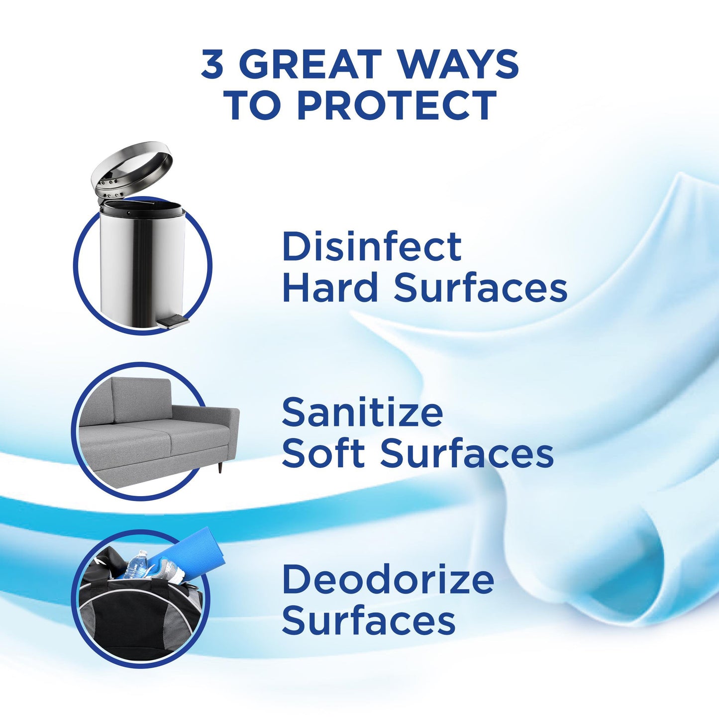 Lysol Travel Size To Go Disinfectant Spray - Crisp Linen