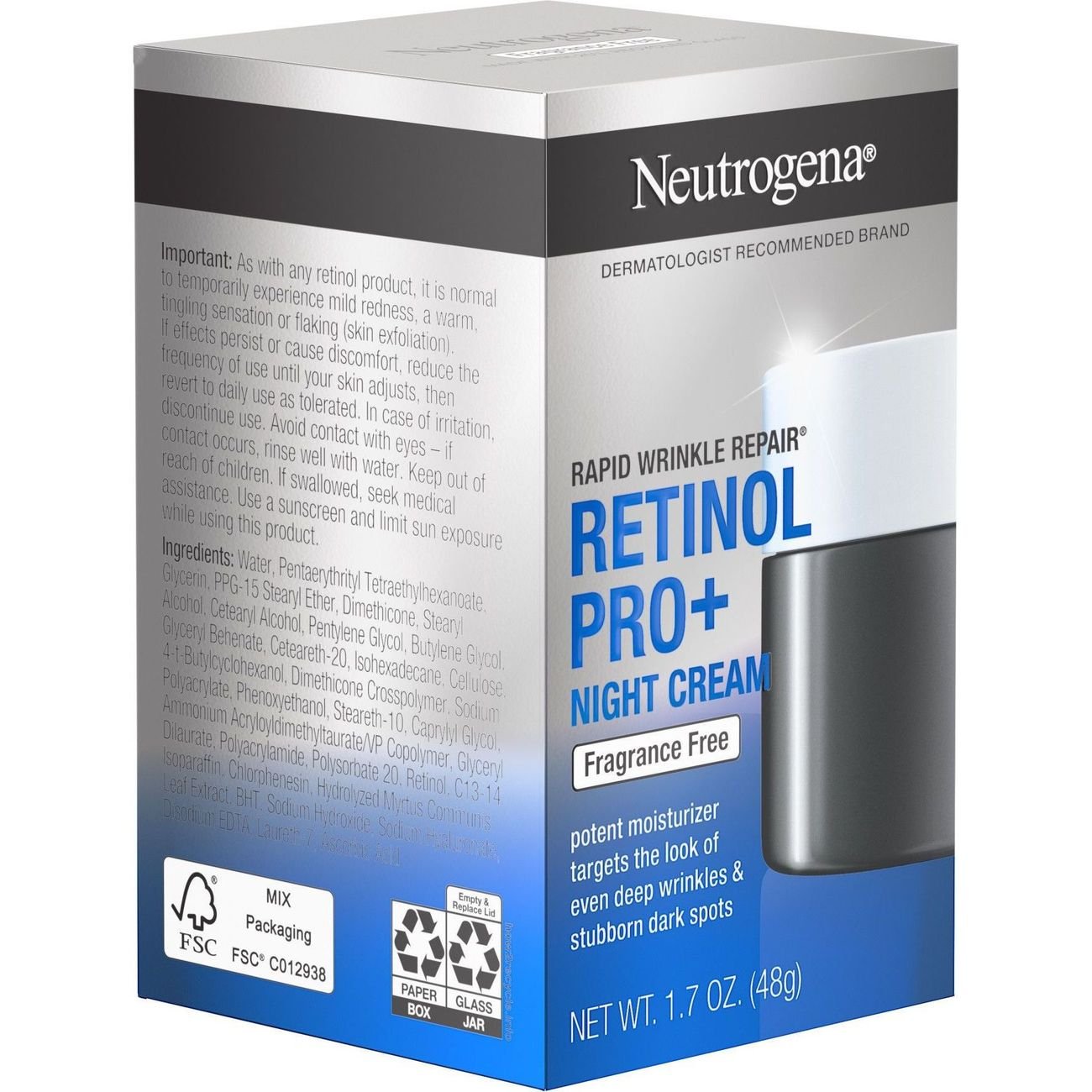 Neutrogena Rapid Wrinkle Repair Retinol Pro+ Night Cream