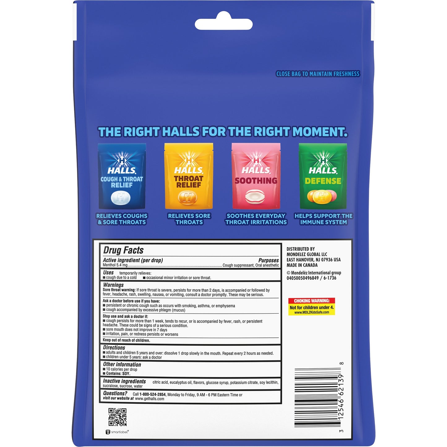 Halls Relief Mentho-Lyptus Cough Drops, Economy Pack