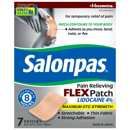 Salonpas Pain Relieving Flex Patch Maximum Strength