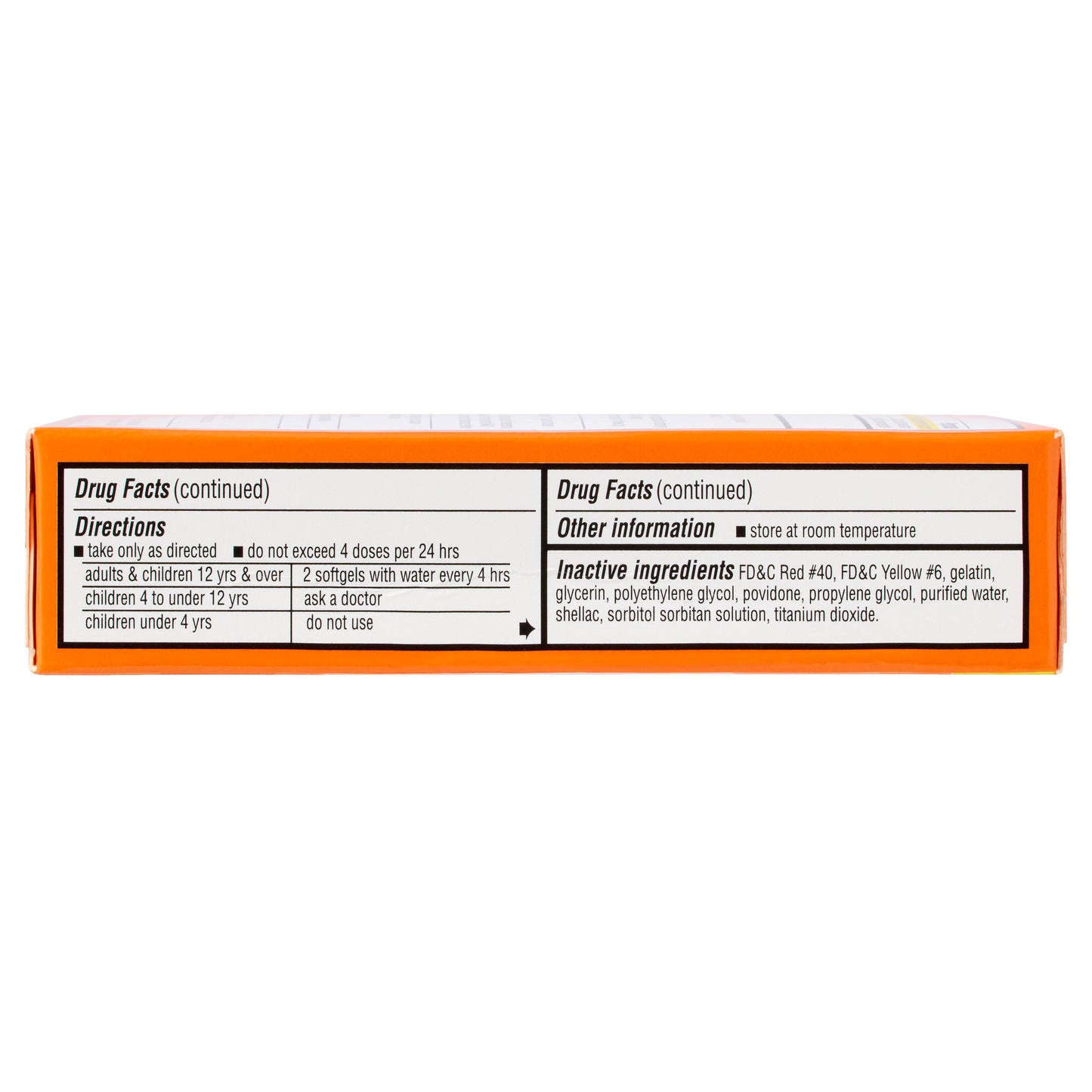 H-E-B Daytime Acetaminophen Cold & Flu Softgels
