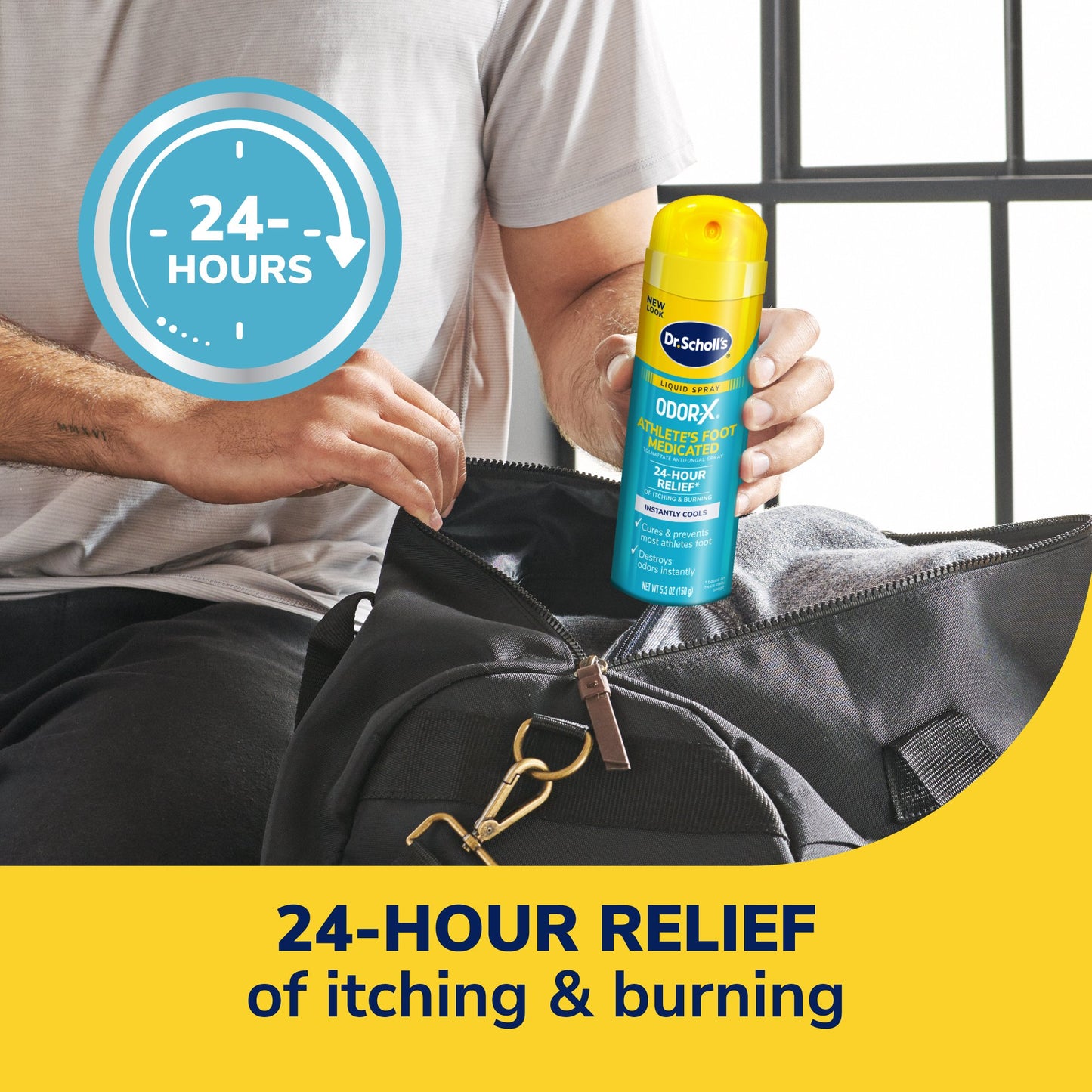 Dr. Scholl's Odor-X Athlete's Foot Medicated Liquid Spray