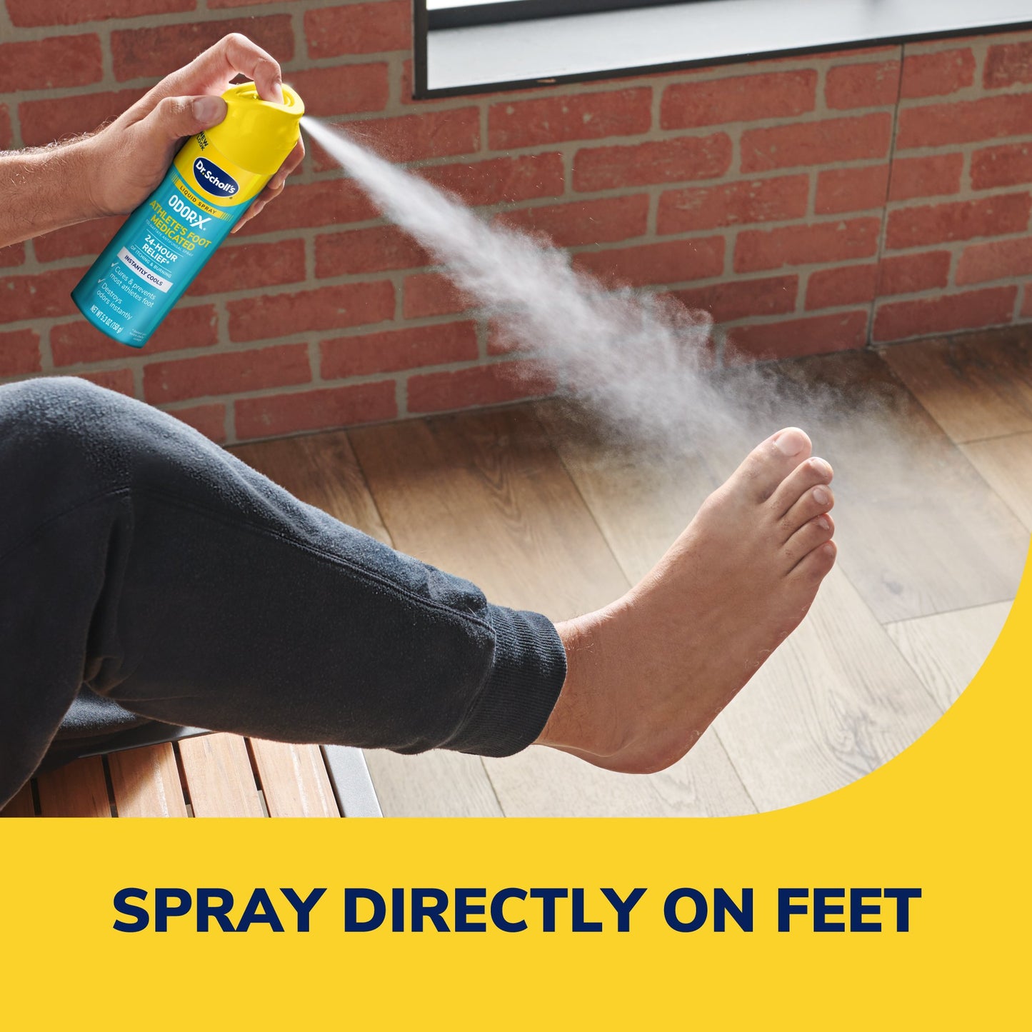 Dr. Scholl's Odor-X Athlete's Foot Medicated Liquid Spray