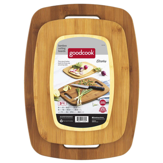 GoodCook Everyday Bamboo Cutting Boards
