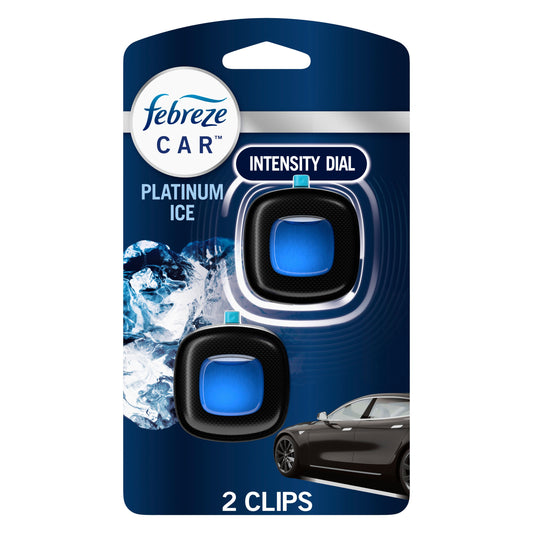 Febreze Car Platinum Ice Air Freshener Vent Clips