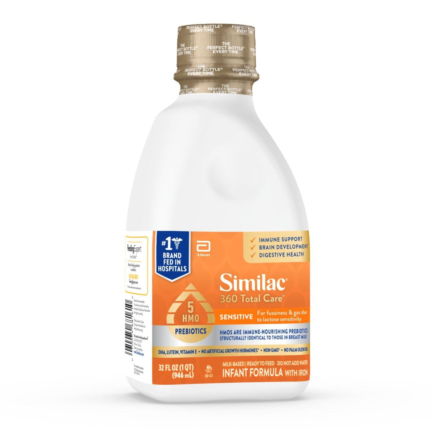 Similac 360 Total Care Sensitive Ready-to-Feed Infant Formula with 5 HMO Prebiotics